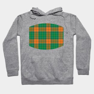 Green Orange Halloween Plaid Hoodie